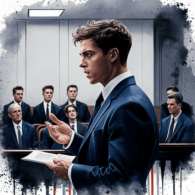 עורך דין מכין תיק עבור ערעור על החלטת קצין תגמולים במשרד.