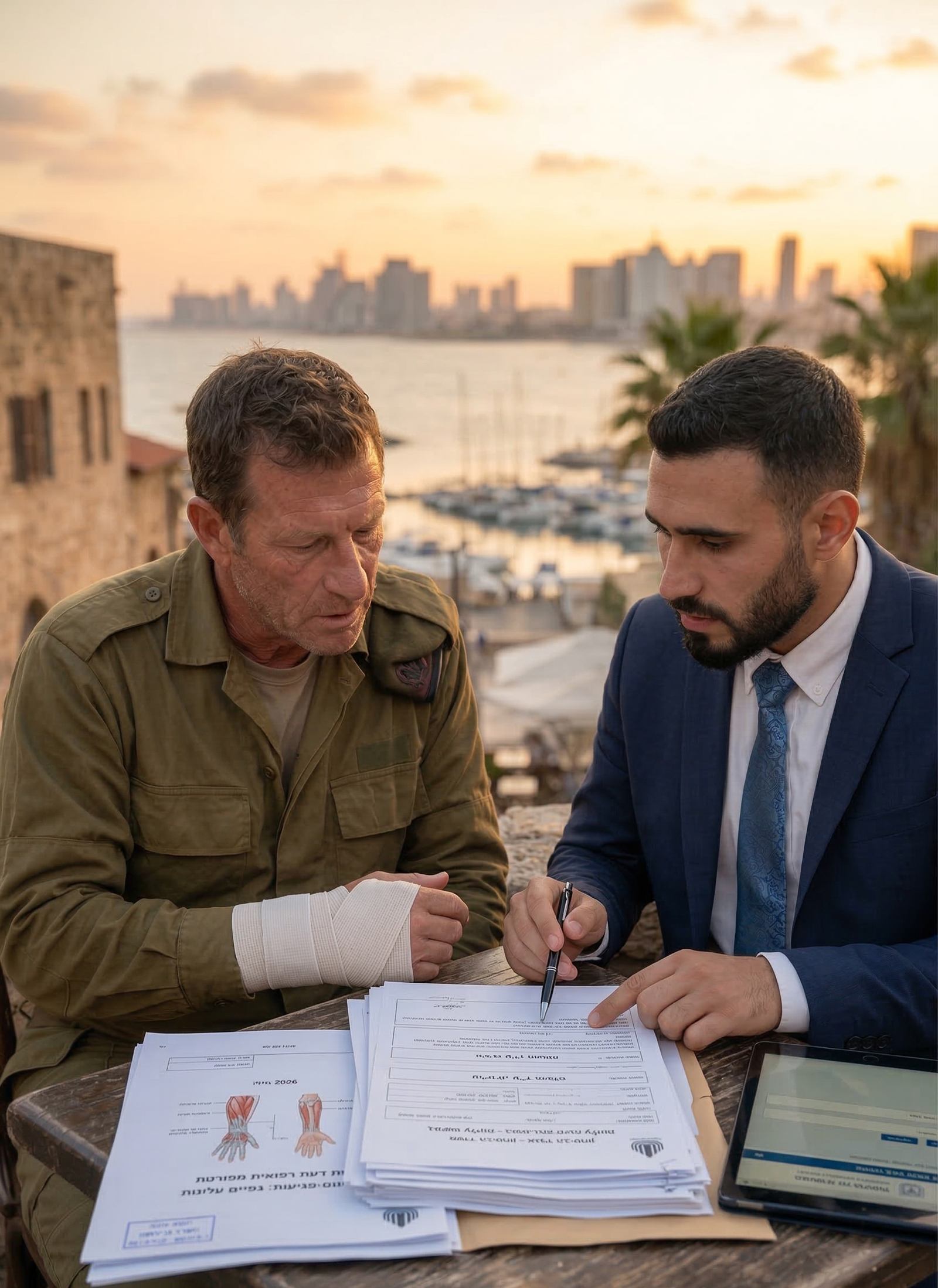 עורך דין לתביעות משרד הביטחון לירן מועלם מסייע ללוחם במימוש זכויות רפואיות על פגיעה בכתף משרד הביטחון בשנת 2026.